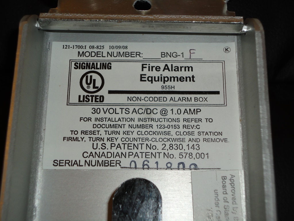 Notifier_BNG-1F_Label