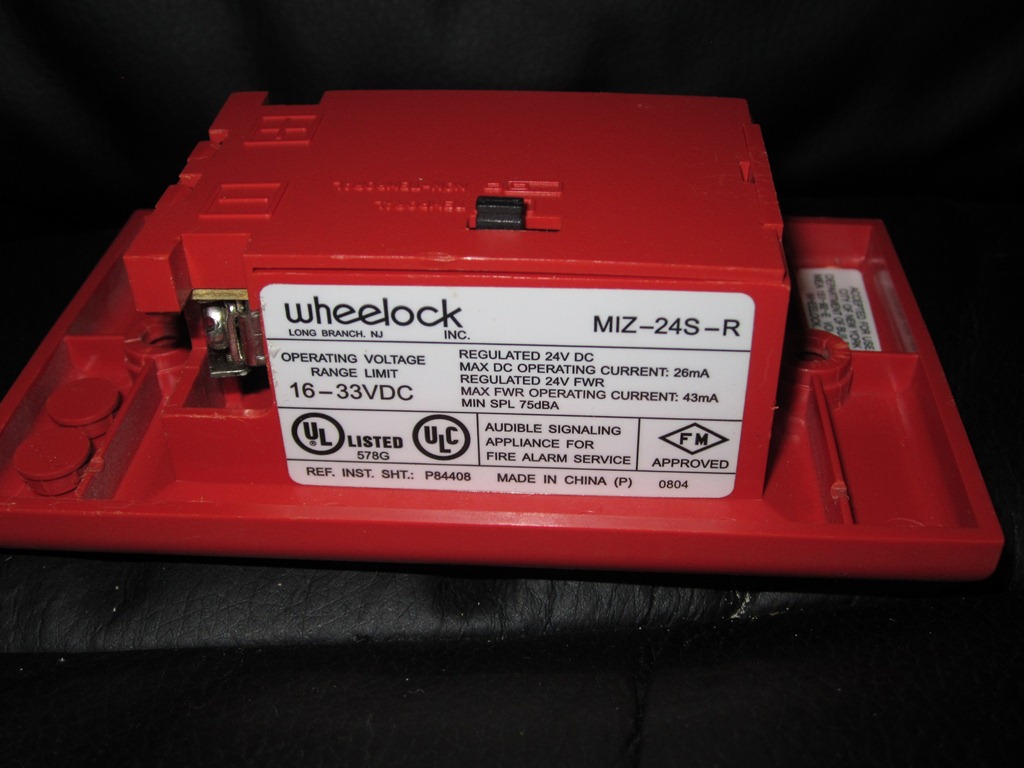 Wheelock_MIZ-24S-R_Label